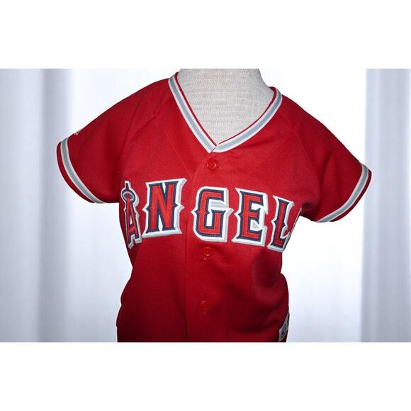 Vintage Majestic Los Angeles Angels Jersey –  Women’s Small – Red – Made in USA - Picture 4 of 14